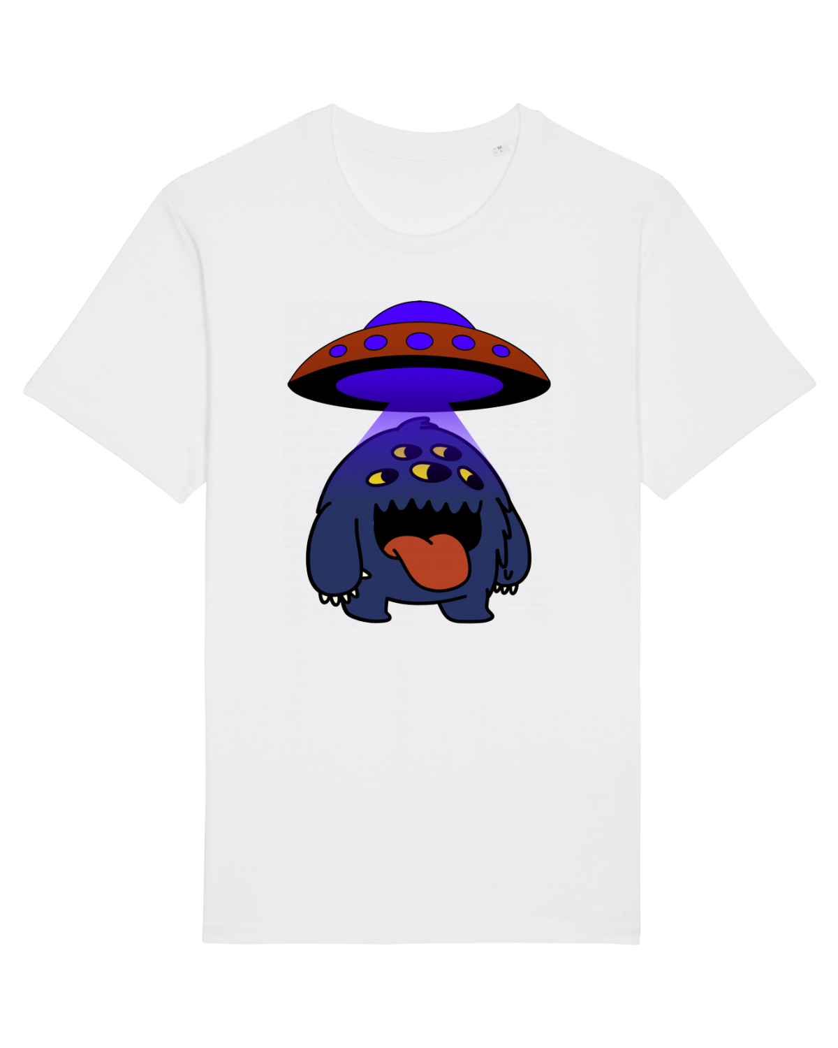 Tricou mânecă scurtă Unisex Rocker White