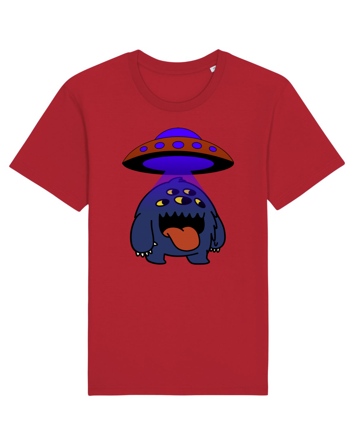 Tricou mânecă scurtă Unisex Rocker Red