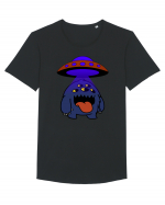 Funny Alien Tricou mânecă scurtă guler larg Bărbat Skater