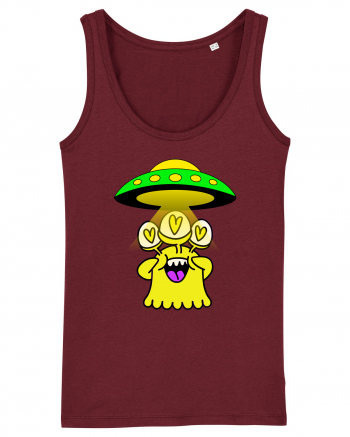 Funny Alien Burgundy