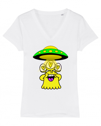 Funny Alien White