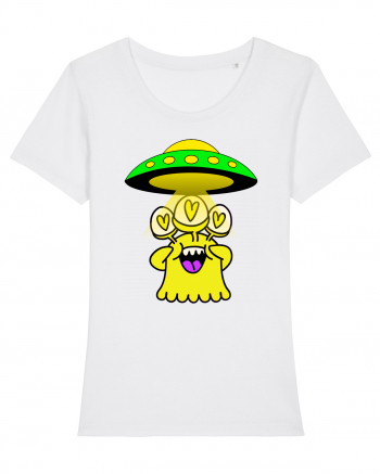 Funny Alien White