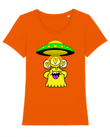 Funny Alien Bright Orange