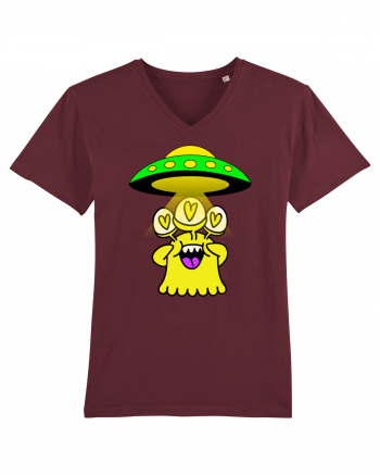 Funny Alien Burgundy