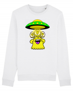 Funny Alien Bluză mânecă lungă Unisex Rise