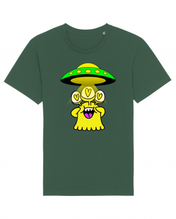 Funny Alien Bottle Green