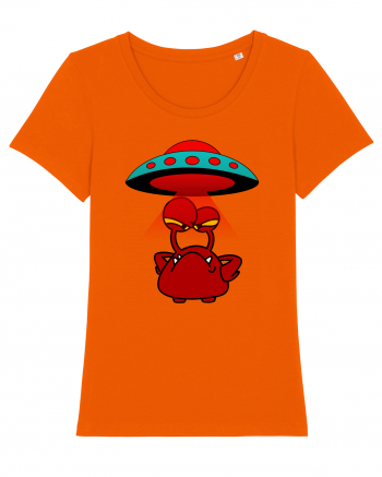 Funny Alien Bright Orange