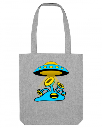 Funny Alien Heather Grey