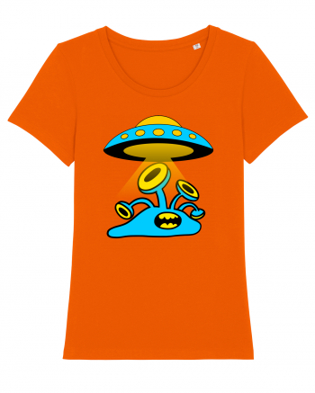 Funny Alien Bright Orange
