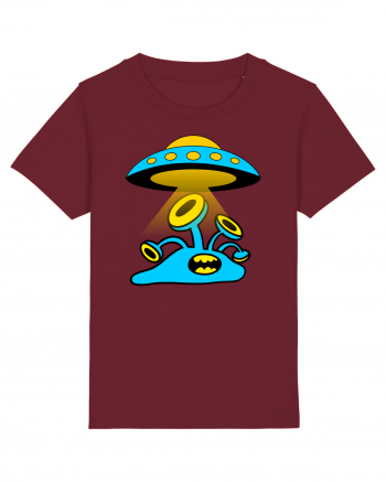 Funny Alien Burgundy