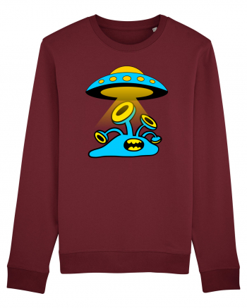 Funny Alien Burgundy