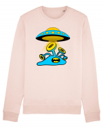 Funny Alien Bluză mânecă lungă Unisex Rise