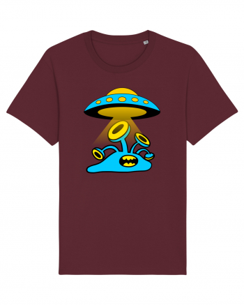 Funny Alien Burgundy