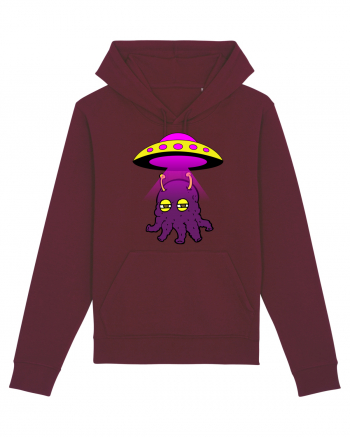 Funny Alien Burgundy