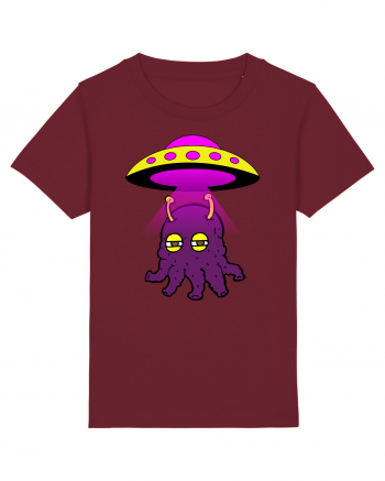 Funny Alien Burgundy