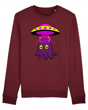 Funny Alien Burgundy