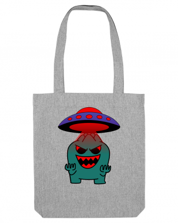 Funny Alien Heather Grey