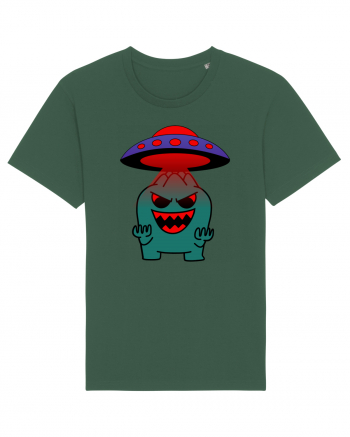 Funny Alien Bottle Green