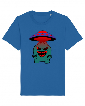 Funny Alien Royal Blue