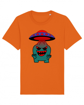 Funny Alien Bright Orange