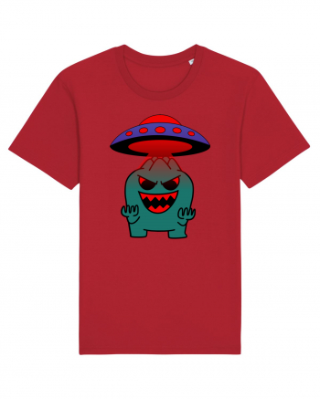 Funny Alien Red