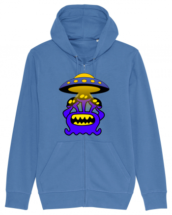 Funny Alien Bright Blue