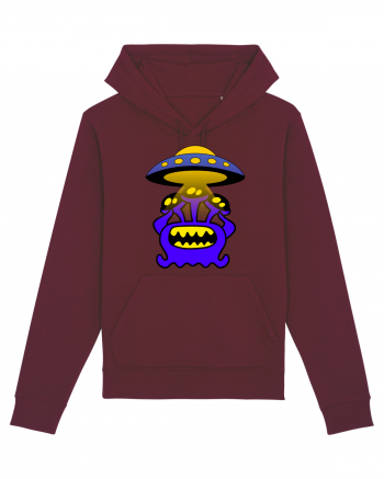 Funny Alien Burgundy