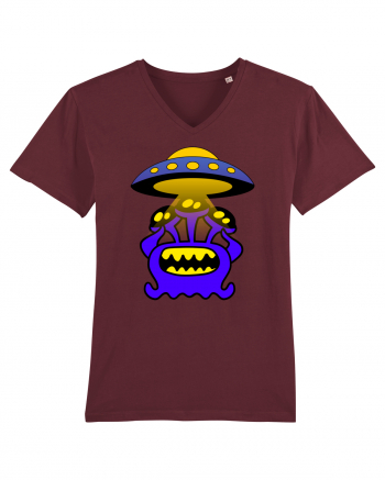 Funny Alien Burgundy