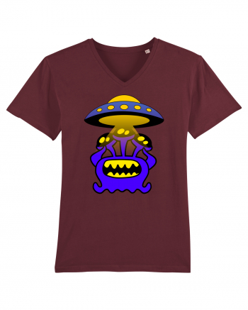 Funny Alien Burgundy