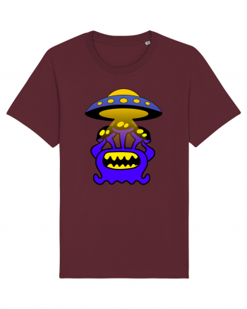 Funny Alien Burgundy