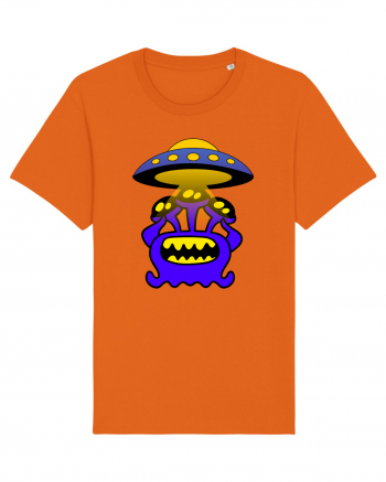 Funny Alien Bright Orange