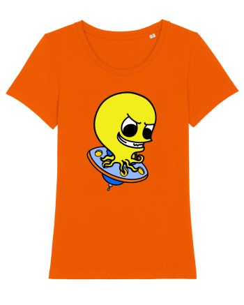 Funny Alien Bright Orange