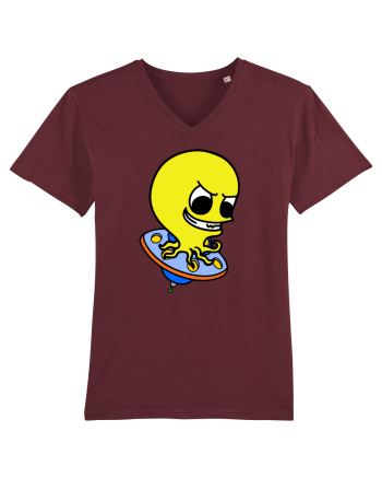 Funny Alien Burgundy
