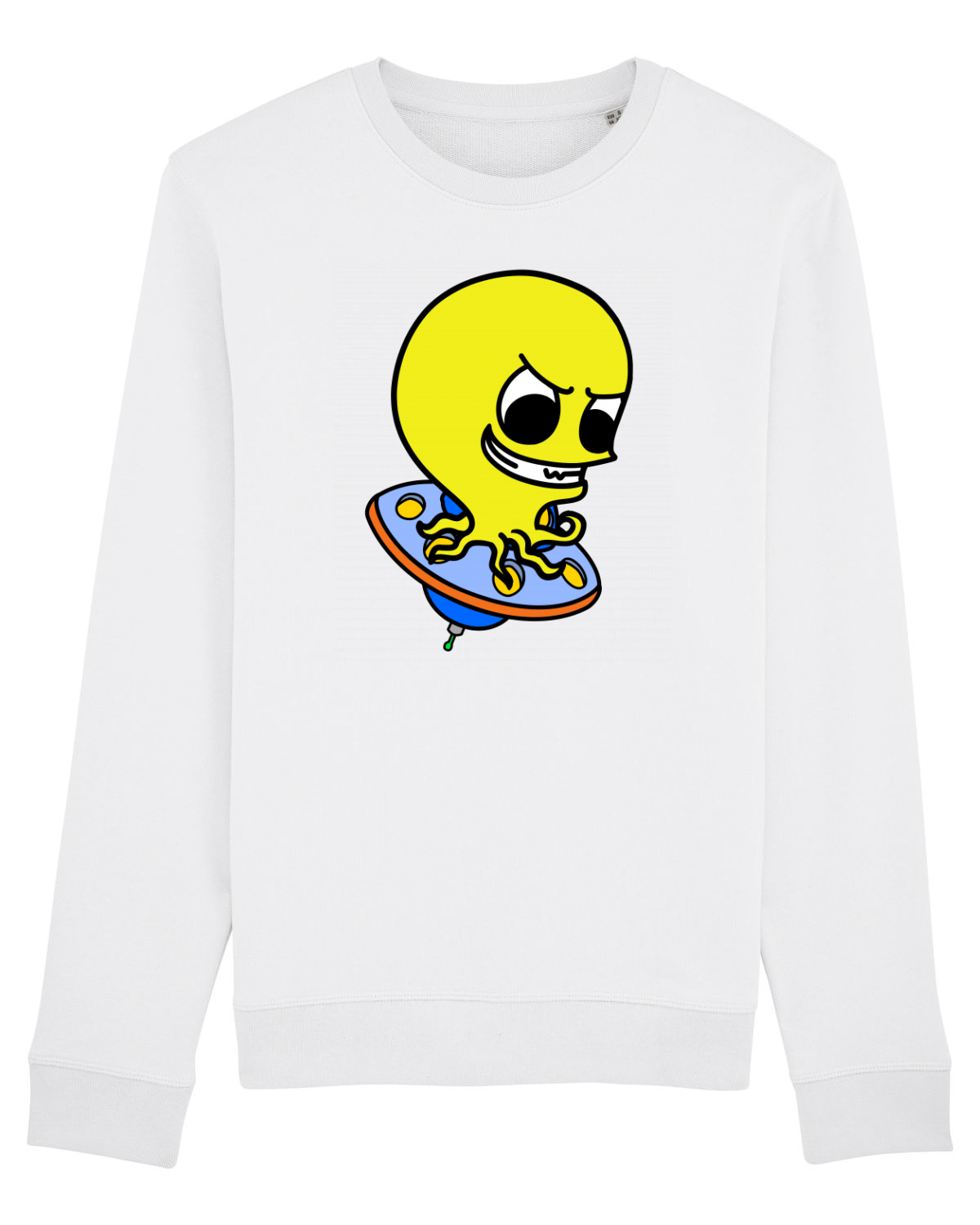 Bluză mânecă lungă Unisex Rise White