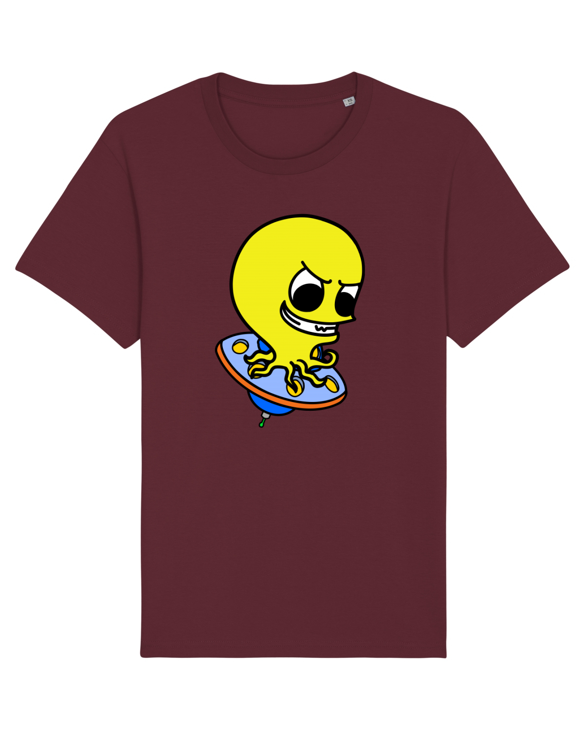 Tricou mânecă scurtă Unisex Rocker Burgundy