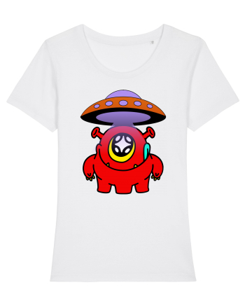 Funny Alien White