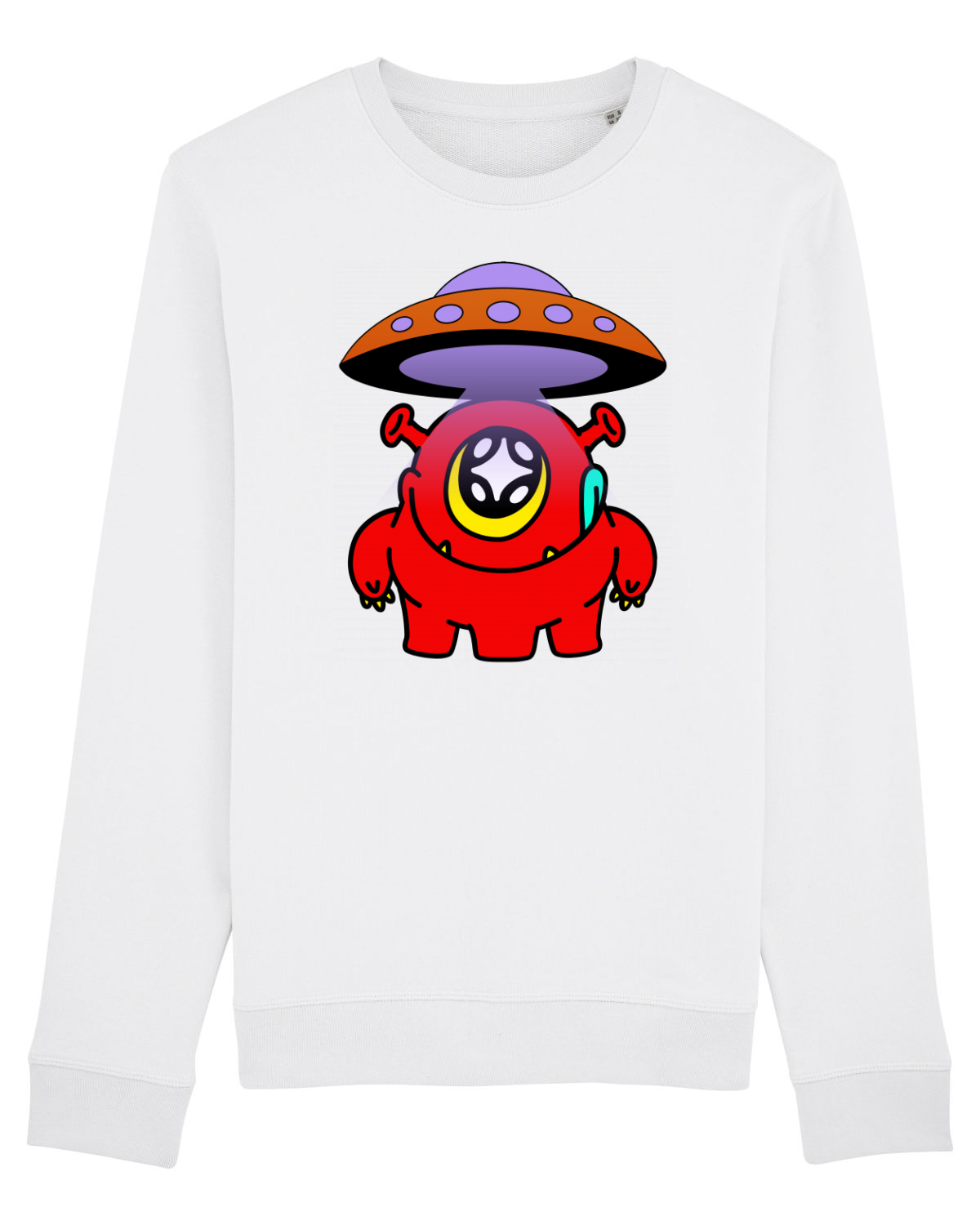 Bluză mânecă lungă Unisex Rise White