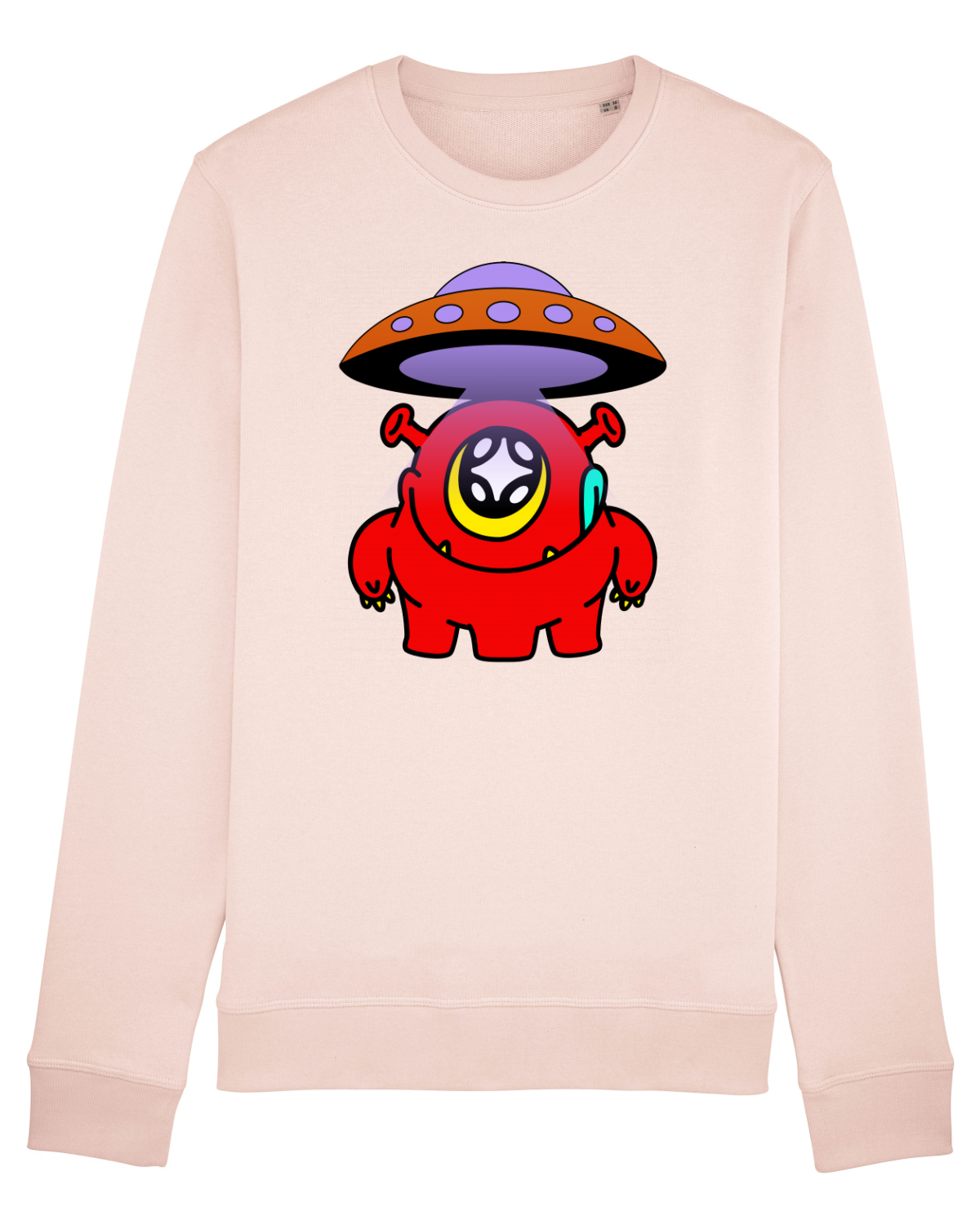 Bluză mânecă lungă Unisex Rise Candy Pink