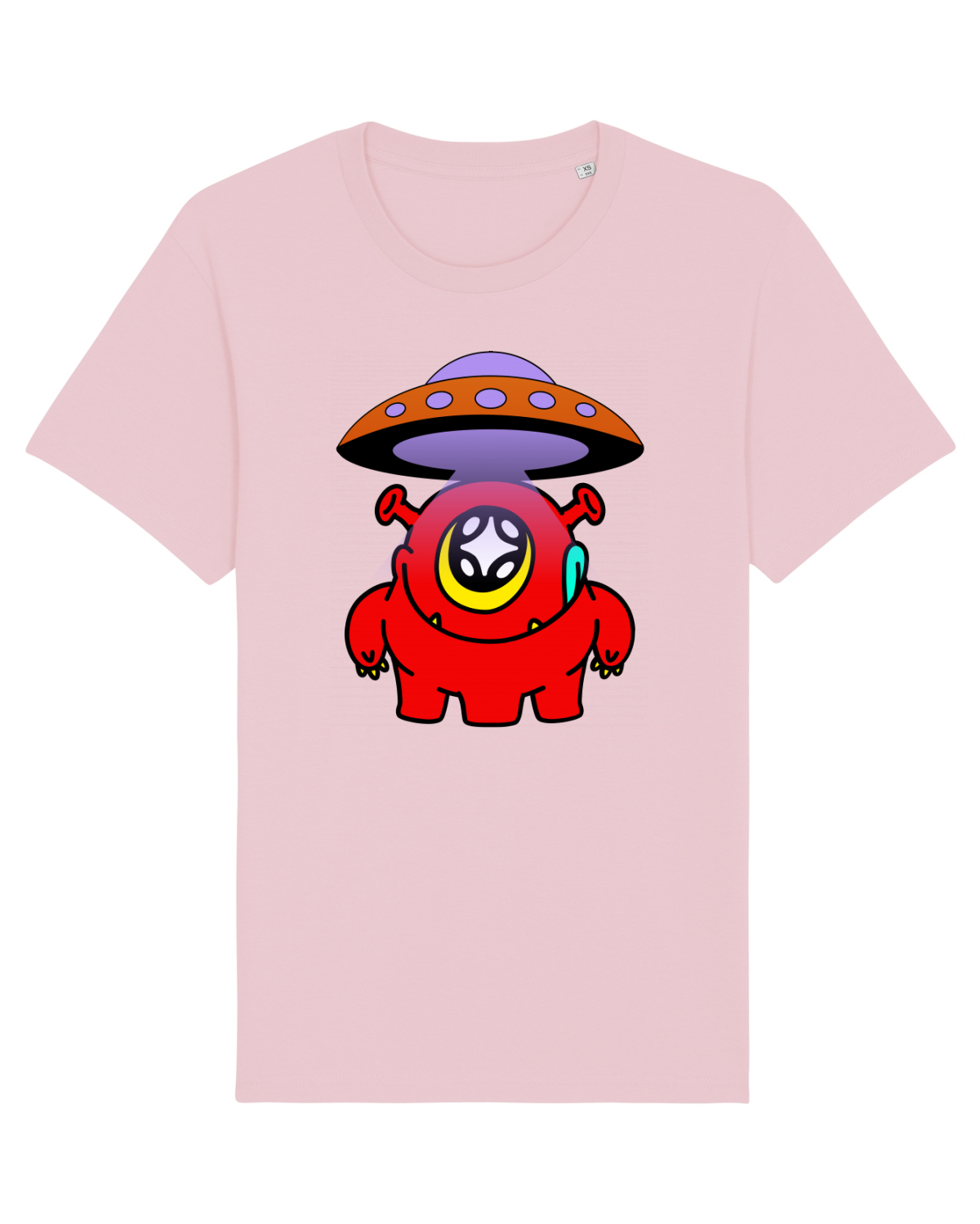 Tricou mânecă scurtă Unisex Rocker Cotton Pink
