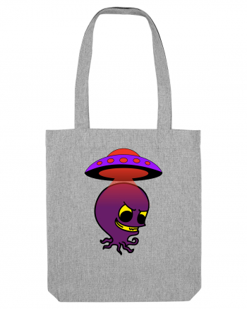 Funny Alien Heather Grey