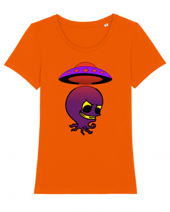 Funny Alien Bright Orange