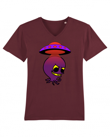 Funny Alien Burgundy