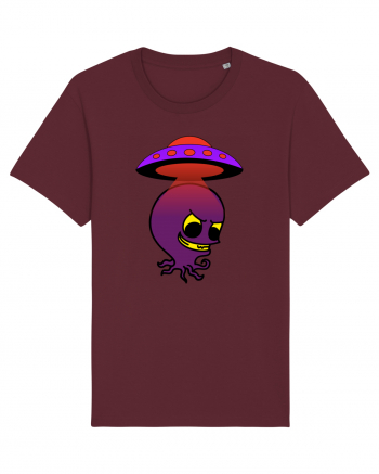 Funny Alien Burgundy