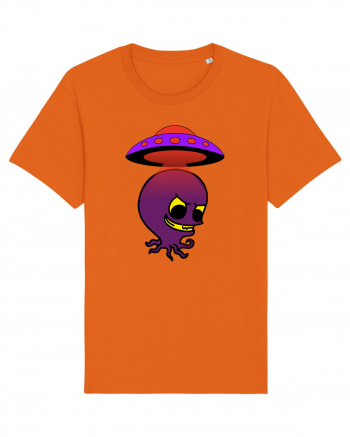 Funny Alien Bright Orange