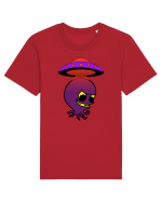 Funny Alien Tricou mânecă scurtă Unisex Rocker