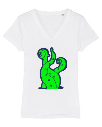 Funny Alien White