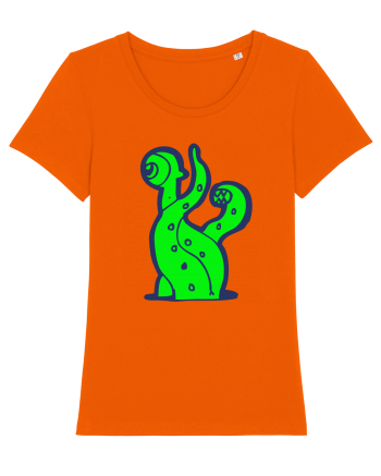 Funny Alien Bright Orange