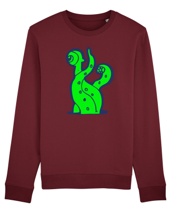 Funny Alien Burgundy