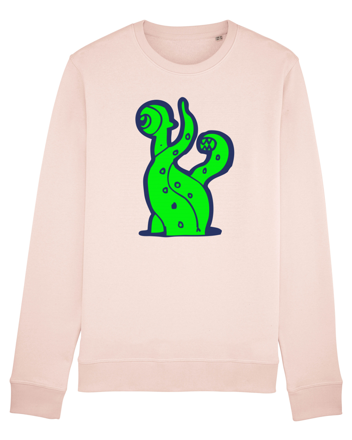Bluză mânecă lungă Unisex Rise Candy Pink