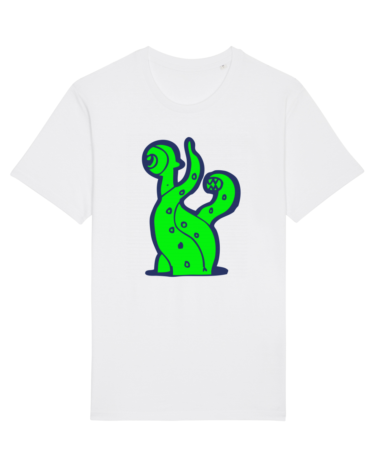 Tricou mânecă scurtă Unisex Rocker White